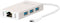 j5create JCH471 - USB Type-C Gigabit Ethernet Hub Multi Adapter - 5 Gbps - Grijs