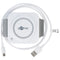 Wireless 3in1 charger for up to 3 devices at the same time, flexible folding function, fast charging
