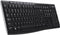 Wireless Keyboard Logitech French Black AZERTY
