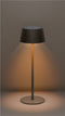 Wireless LED table lamp with solar, with touch control, warm white light, continuously dimmable, bla