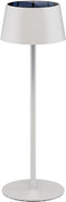 Wireless LED table lamp with solar, with touch control, warm white light, continuously dimmable, whi