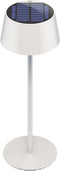Wireless LED table lamp with solar, with touch control, warm white light, continuously dimmable, whi