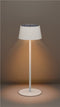 Wireless LED table lamp with solar, with touch control, warm white light, continuously dimmable, whi