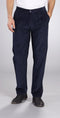 Wisent Stretch corduroy broek met elastische taille marineblauw maat 48