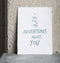 Wish cards with envelope - Adventures White / Cotton remnants