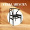 Wishbone Eetkamerstoel - Wishbone Stoel - Houten eetkamerstoelen - Scandi eetkamer Stoelen - Zwart