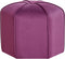 WISHEK - Poef - Paars - Fluweel