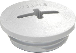 Wiska 10062496 EVS 50 Blindstop Slagvast M50 Kunststof Grijs-wit (RAL 7035) 50 stuk(s)