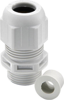 Wiska 10064984 Wartel M12 Polyamide Zilver-grijs (RAL 7001) 50 stuk(s)
