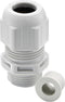 Wiska 10064984 Wartel M12 Polyamide Zilver-grijs (RAL 7001) 50 stuk(s)