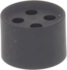 Wiska 10102722 MFD 20/04/030 Meervoudig dicht-inzetstuk Slagvast, Met trekontlasting M20 Kunststof Zwart (RAL 9005) 25