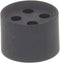 Wiska 10102722 MFD 20/04/030 Meervoudig dicht-inzetstuk Slagvast, Met trekontlasting M20 Kunststof Zwart (RAL 9005) 25