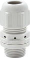 Wiska 10104412 Wartel Slagvast, Met trekontlasting, Met dichting M16 Polyamide Grijs-wit (RAL 7035) 1 stuk(s)