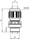 Wiska 10104412 Wartel Slagvast, Met trekontlasting, Met dichting M16 Polyamide Grijs-wit (RAL 7035) 1 stuk(s)