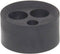 Wiska 10105341 MFD 40/02/110-01/060 Meervoudig dicht-inzetstuk Slagvast, Met trekontlasting M40 Kunststof Zwart (RAL 90
