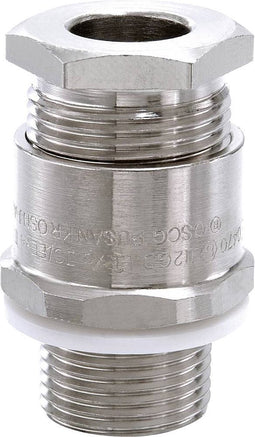 Wiska 50108019 Wartel Slagvast, Met borgmoer, Met dichting M20 Messing (vernikkeld) Natuur 1 stuk(s)