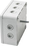Wiska Aftakkast (l x b x h) 160 x 140 x 81 mm Wit IP66/IP67 1 stuk(s)