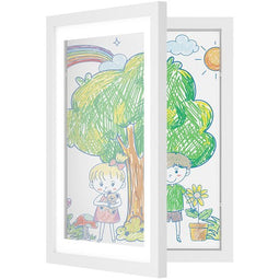 Wissellijst A4 21x30 cm wit hout