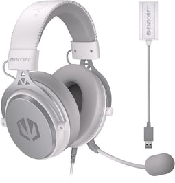 ENDORFY VIRO Plus - Bedrade Hoofdband Headset - Stereo 20-20000 Hz - Wit