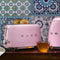Smeg TSF03PKEU - Broodrooster - 4 brede sleuven 2000 W - Roze