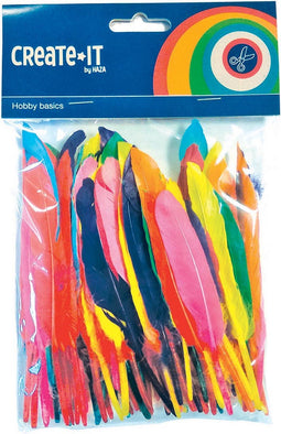 Witbaard - Knutselveertjes - 12cm - 100st.