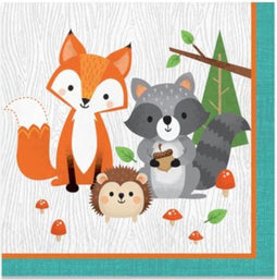 Witbaard Servetten Wild One 33 Cm Papier Groen/wit 16 Stuks