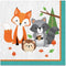 Witbaard Servetten Wild One 33 Cm Papier Groen/wit 16 Stuks