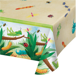 Witbaard Tafelkleed Birthday Bugs 137 X 259 Cm Beige/groen
