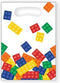 Witbaard Uitdeelzakjes Block Party Junior 16,5 X 23 Cm Wit 8 Stuks