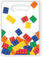 Witbaard Uitdeelzakjes Block Party Junior 16,5 X 23 Cm Wit 8 Stuks