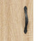 vidaXL - Hangkast - 34,5x34x90 - cm - sonoma - eikenkleurig
