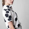 Witte blouse met zwarte stippen