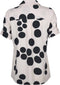 Witte blouse met zwarte stippen