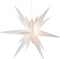 Witte hangende sterrenlamp met LED verlichting - 40cm