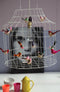 Witte hanglamp met vogeltjes