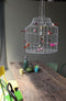 Witte hanglamp met vogeltjes