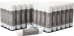 Witte lijmstift, 10 gr, 48 stuks