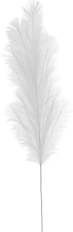 Witte plumeau siertak