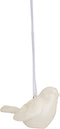 Witte vogel keramiek kersthanger - Sass & Belle