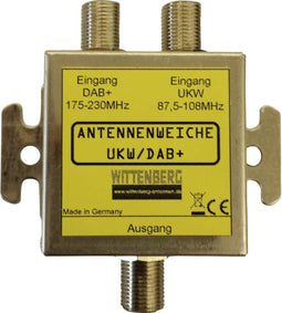 Wittenberg Antennen UKW & DAB+ Antenne splitter FM, DAB+