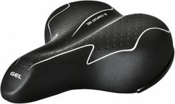 Wittkopp Fietszadel - Big Classic - Gel - Met zadelstrop - zwart