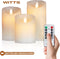 WITTS Led Kaarsen met Bewegende Vlam - Led Kaarsen - Led Kaarsen met Afstandsbediening