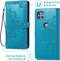 iMoshion Hoesje Geschikt voor Motorola Moto G 5G Hoesje Met Pasjeshouder - iMoshion Mandala Bookcase - Turquoise