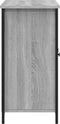 vidaXL - Dressoir - 100x35x70 - cm - bewerkt - hout - grijs - sonoma