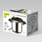 Feel Maestro MR-2901 - Snelkookpan - 6 L - Zwart Zilverkleurig