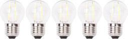 XQ-Lite XQ1404 - LED Kogellamp E27 - 2 Watt 200 lumen warmwit (5-pack)