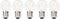 XQ-Lite XQ1404 - LED Kogellamp E27 - 2 Watt 200 lumen warmwit (5-pack)