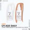 Vichy Capital Soleil UV-Age Daily SPF50+ Getint - Zonnefluide Dagelijkse Bescherming - Gezicht - iacinamide (Vitamine B3) en Peptiden - 40ml