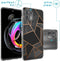 iMoshion Hoesje Geschikt voor Motorola Edge 20 Lite Hoesje Siliconen - iMoshion Design hoesje - Zwart / Meerkleurig / Goud / Black Graphic