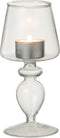J-Line kaarshouder - glas - transparant - small